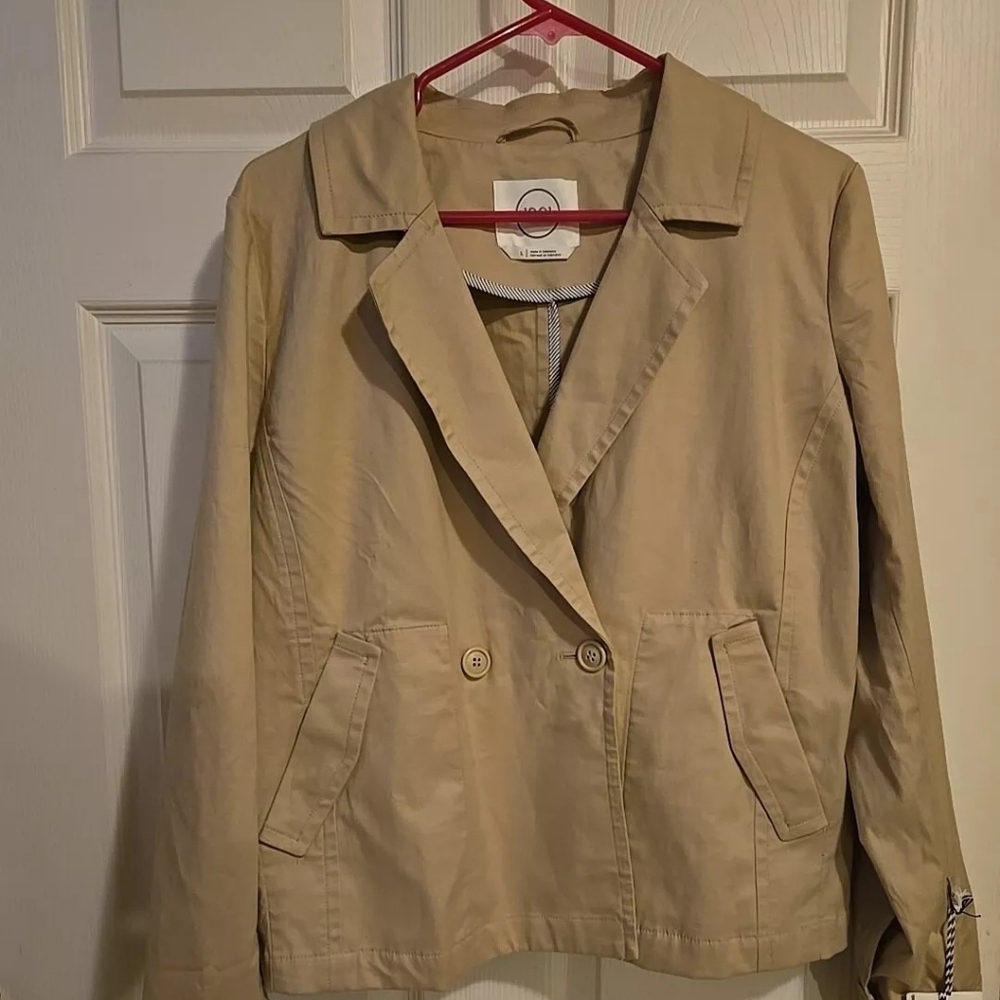 1901 Tan Two Button blazer